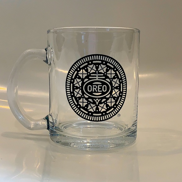 OREO clear glass 8 ounce mug - Picture 1 of 9
